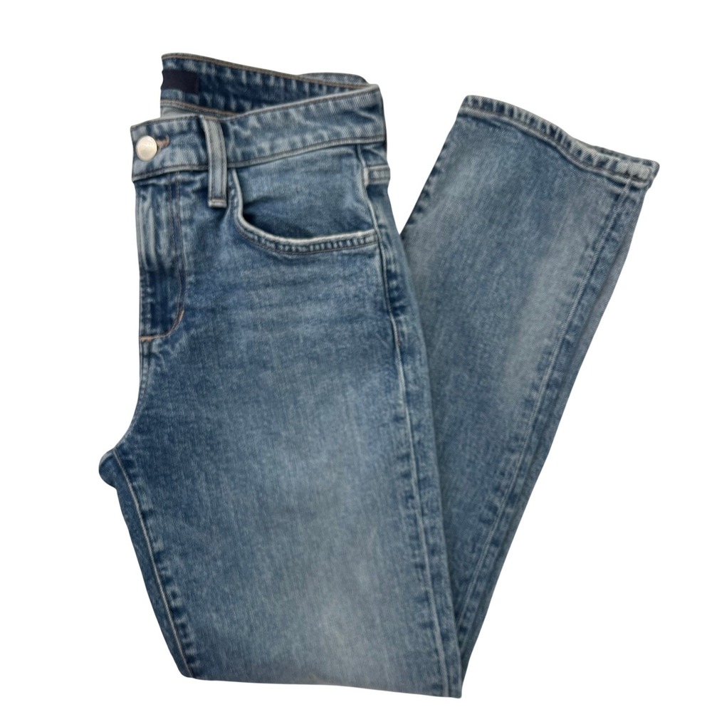 Joe's Jeans The Lara Mid Rise Cigarette Ankle Jeans Womens 26 Medium Blue Wash